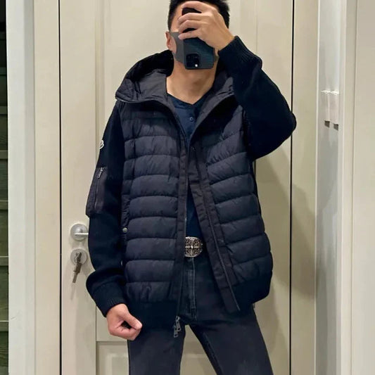 Hybrid Knit Down Hoodie